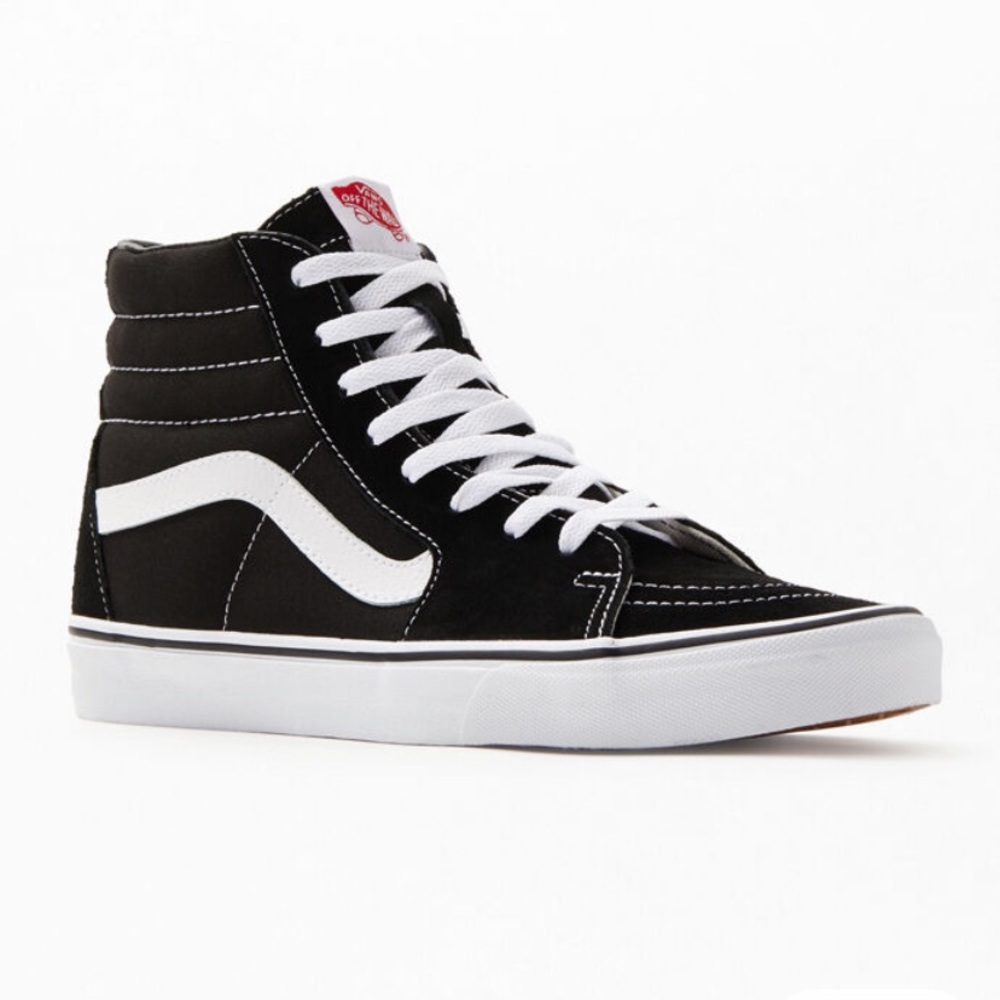 Vans Sk8-Hi Canvas Black & White Shoes